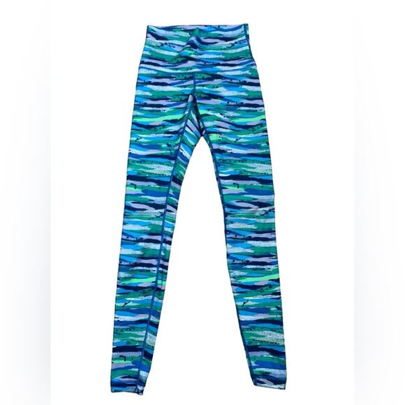 Lululemon size 6 wunder under hi rise seven wonders multi full length leggings - Picture 1 of 7